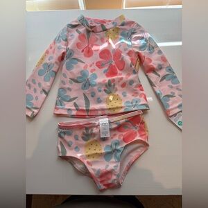 Baby Girls Two Piece Bathing Suit